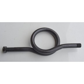 Black mild steel 'pigtail' ring syphon, screwed bsp